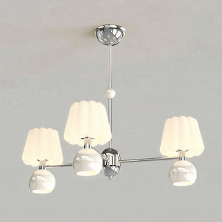 Cream Pumpkin Chandelier