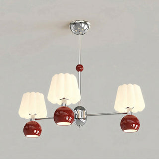 Cream Pumpkin Chandelier