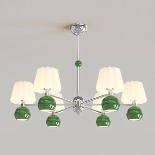 Cream Pumpkin Chandelier