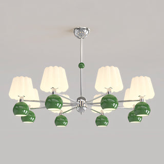 Cream Pumpkin Chandelier