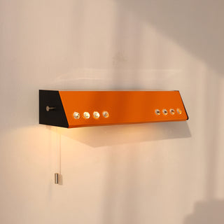 Crimson Iron Pull-Chain Sconce