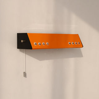 Crimson Iron Pull-Chain Sconce