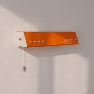 Crimson Iron Pull-Chain Sconce