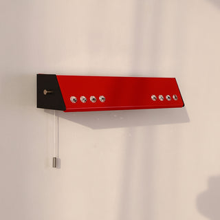 Crimson Iron Pull-Chain Sconce