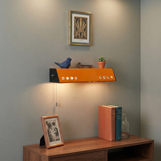 Crimson Iron Pull-Chain Sconce