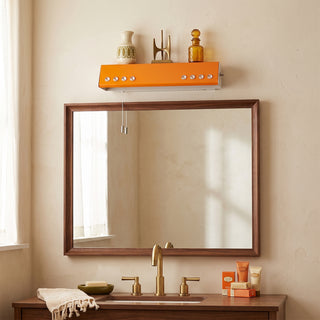 Crimson Iron Pull-Chain Sconce