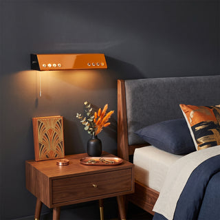 Crimson Iron Pull-Chain Sconce