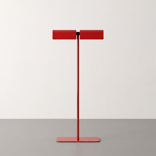 Crimson T-Bar Floor Lamp