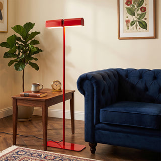Crimson T-Bar Floor Lamp