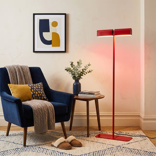 Crimson T-Bar Floor Lamp