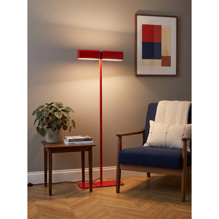 Crimson T-Bar Floor Lamp