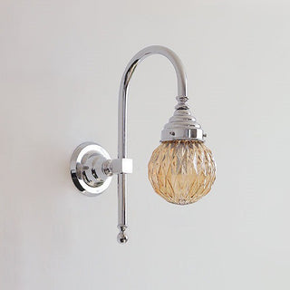 Crystal Gooseneck Sconce