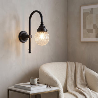 Crystal Gooseneck Sconce