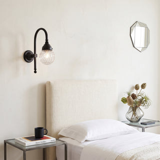 Crystal Gooseneck Sconce