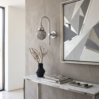 Crystal Gooseneck Sconce