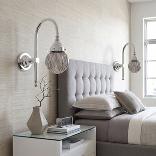 Crystal Gooseneck Sconce