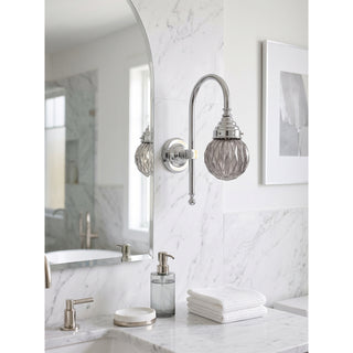 Crystal Gooseneck Sconce