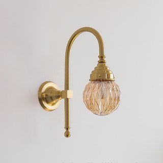 Crystal Gooseneck Sconce