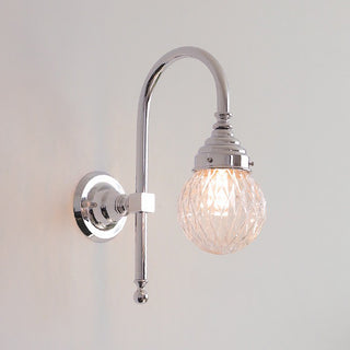 Crystal Gooseneck Sconce