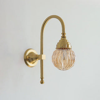 Crystal Gooseneck Sconce