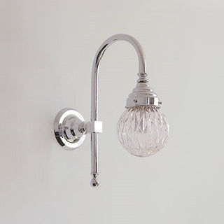 Crystal Gooseneck Sconce