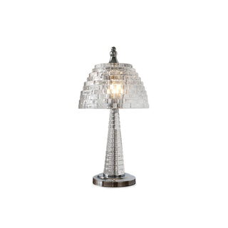 Crystalia Glass Table Lamp