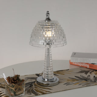 Crystalia Glass Table Lamp