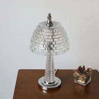 Crystalia Glass Table Lamp