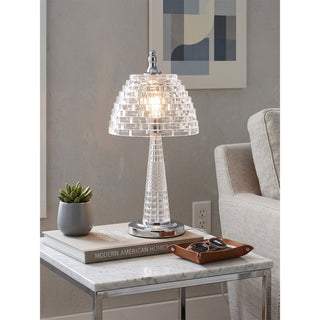 Crystalia Glass Table Lamp