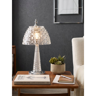 Crystalia Glass Table Lamp