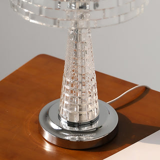 Crystalia Glass Table Lamp