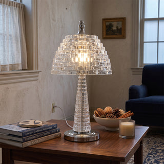 Crystalia Glass Table Lamp