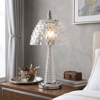 Crystalia Glass Table Lamp