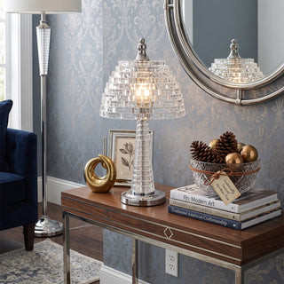 Crystalia Glass Table Lamp