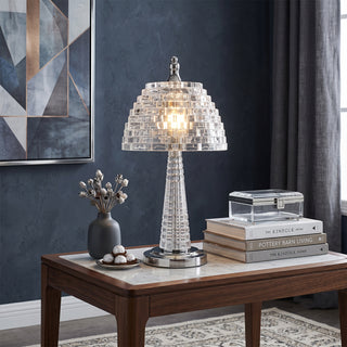 Crystalia Glass Table Lamp