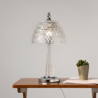Crystalia Glass Table Lamp