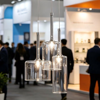 Crystalline Tubular Pendant Lamp