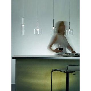Crystalline Tubular Pendant Lamp