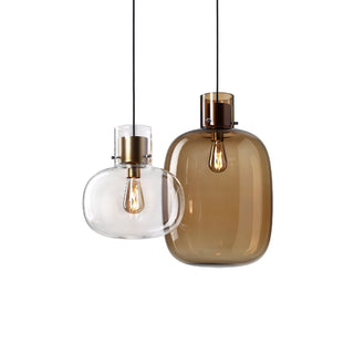 Cuproscura Vintage Flask Glass Pendant Lamp