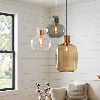 Cuproscura Vintage Flask Glass Pendant Lamp