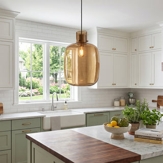 Cuproscura Vintage Flask Glass Pendant Lamp