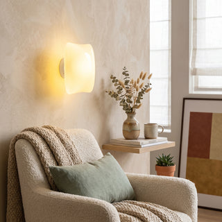 Cuscino Pillowy Glass Wall Sconce