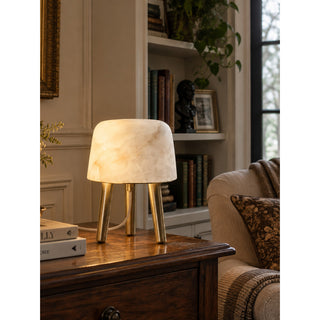 Cyllene Alabaster Tripod Lamp – detail 9