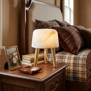 Cyllene Alabaster Tripod Lamp – detail 4