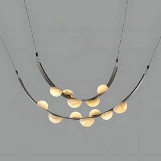 Dew Drops Alabaster Chandelier