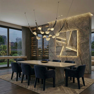 Dew Drops Alabaster Chandelier