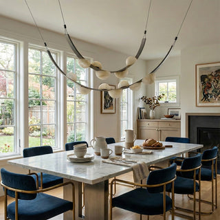 Dew Drops Alabaster Chandelier