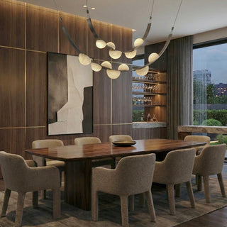 Dew Drops Alabaster Chandelier