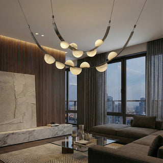 Dew Drops Alabaster Chandelier