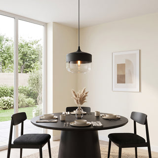 Dexter Hooded Glass Pendant Lamp